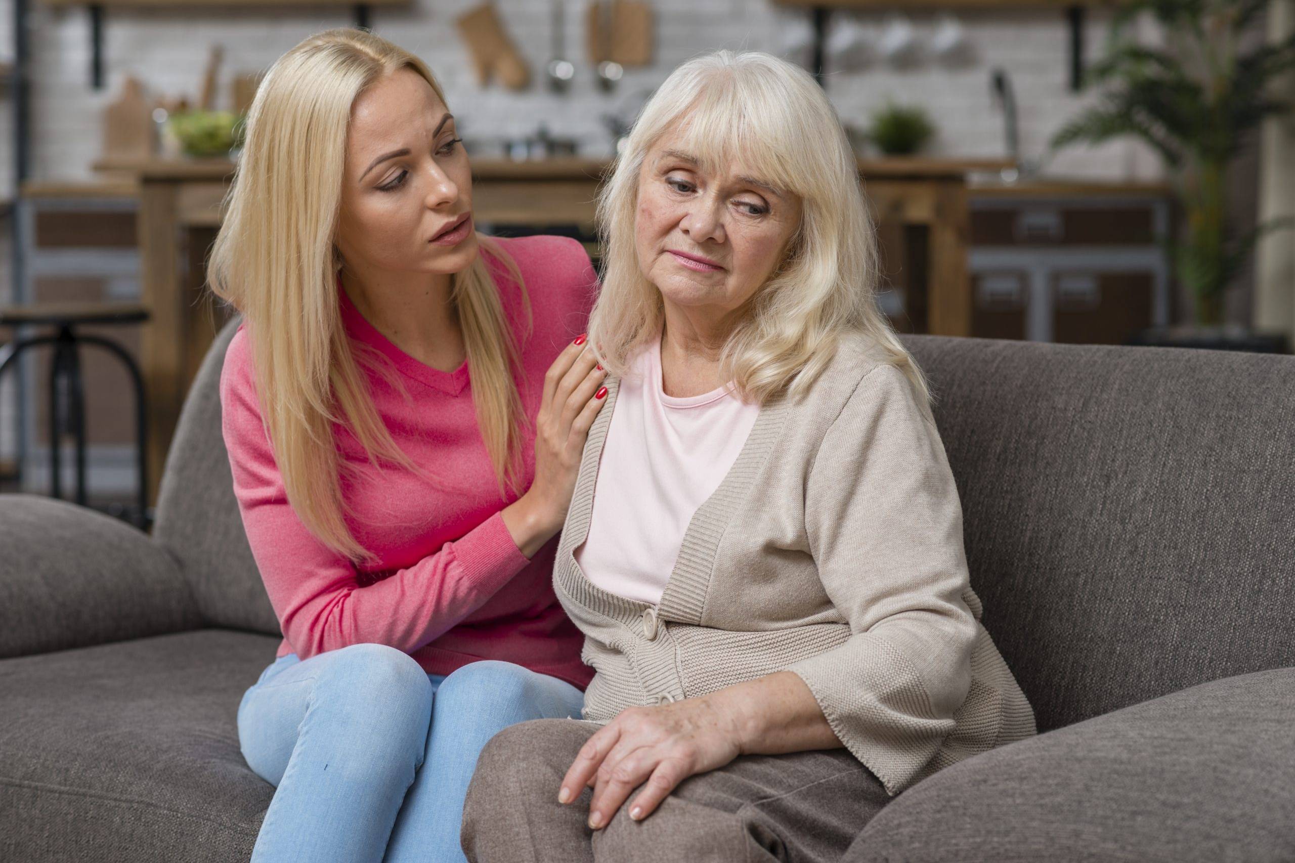 A daughter confused about what to do when elderly parents refuse help with senior care.
