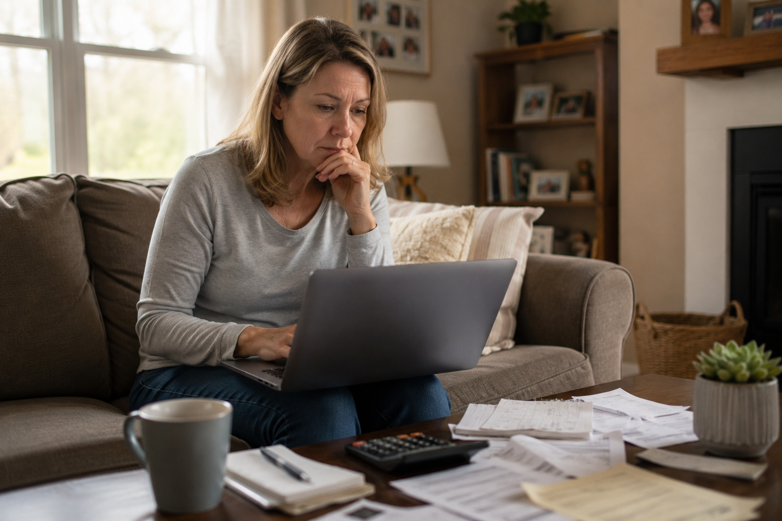 Caregiver-researching-resources